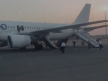 An Indian flight receives bomb threat and passengers are evacuated