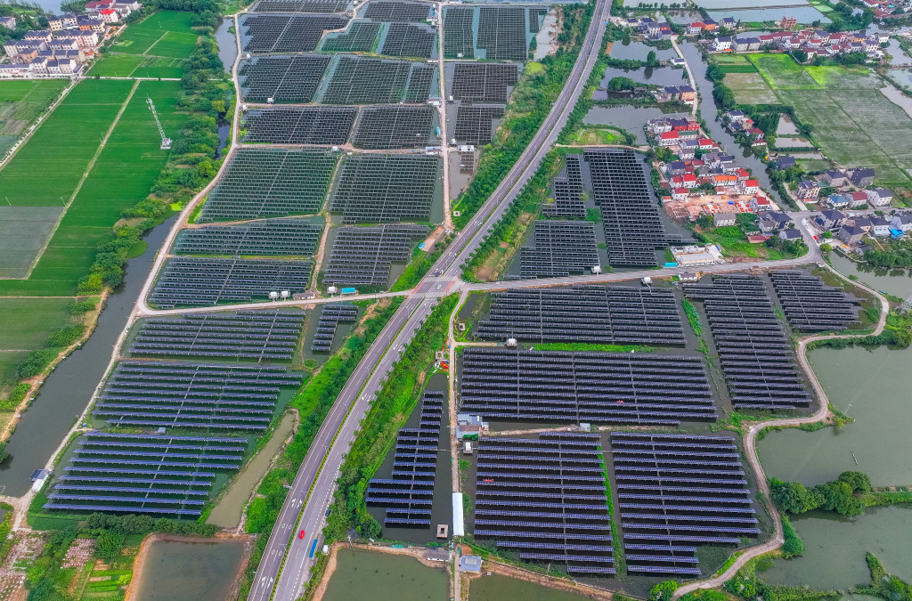 浙江长兴：“渔光互补”助乡村经济、生态双丰收