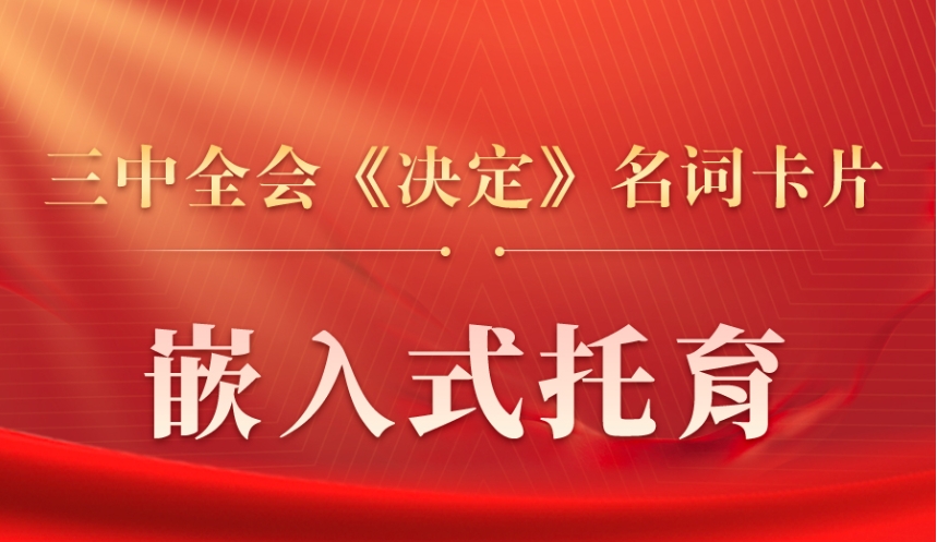 三中全会《决定》名词卡片天天学：嵌入式托育