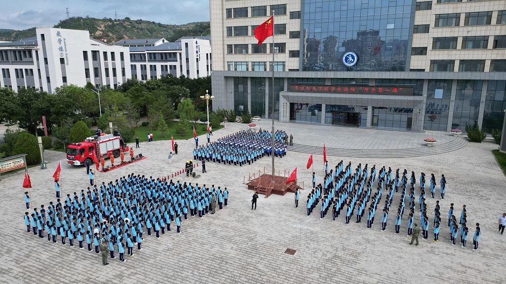 甘肃：消防宣传进校园 上好“开学第一课”