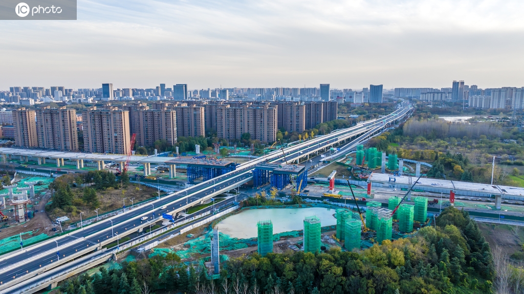 江苏宿迁：城市快速路建设忙