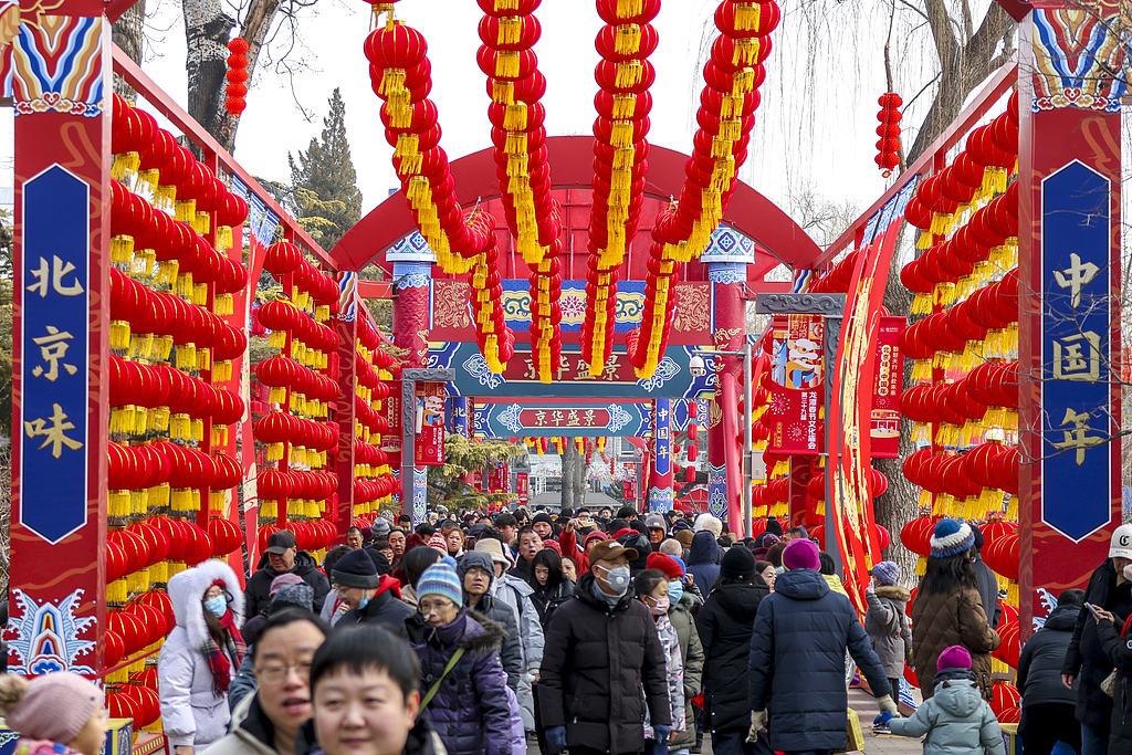 北京：龙潭庙会热闹非凡