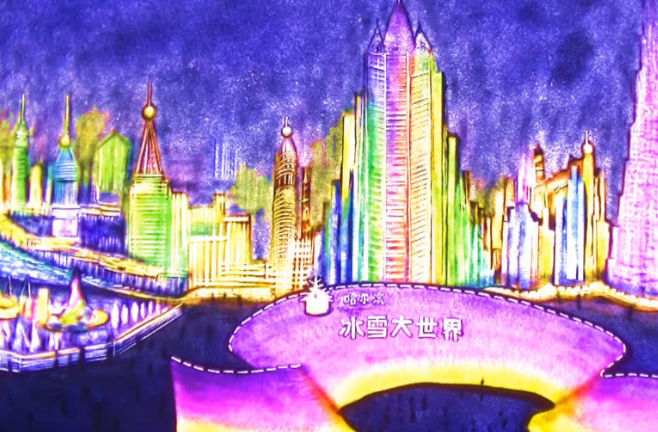 创意沙画｜逐梦亚冬会 相约哈尔滨
