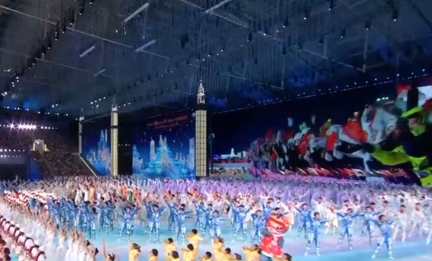 携手向未来！亚冬会开幕式精彩纷呈 各国运动员共赴冰雪之约