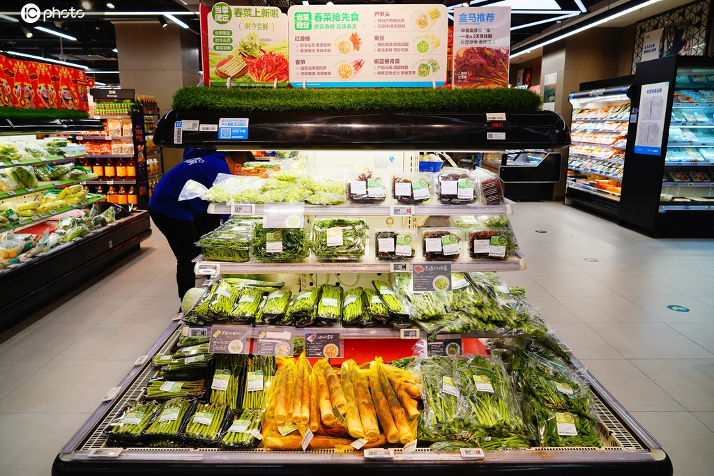 北京80余种头茬春菜新鲜上市