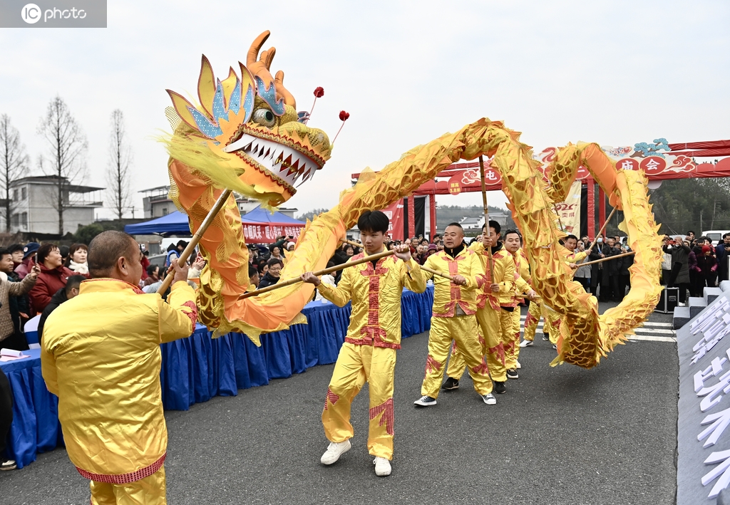 安徽黄山：百年传统庙会延续民风乡俗