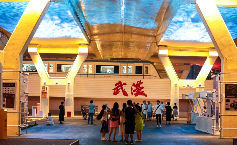 湖北武汉：立交桥下空间变身拍照打卡地