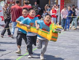 江西新干：多彩民俗展演迎端午