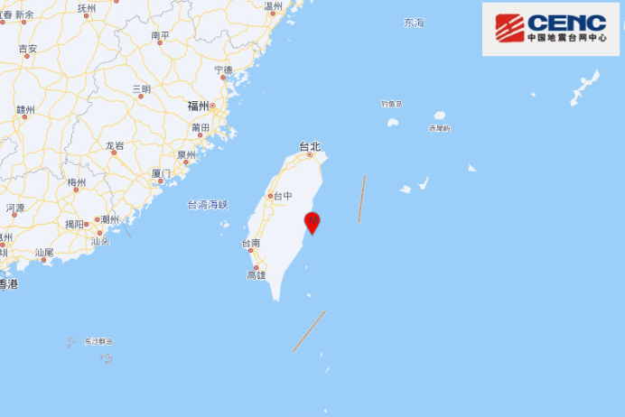 台湾花莲县海域发生4.0级地震