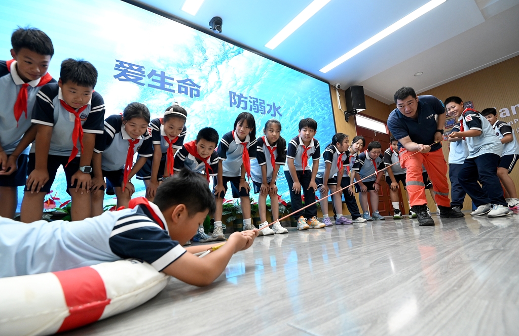 河北邯郸：学习防溺水 安全过暑期