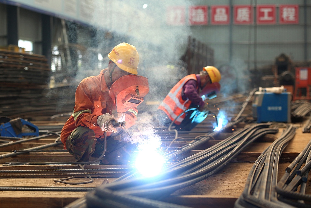 江苏常州：312国道改扩建工程施工正酣