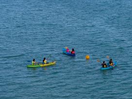 安徽淮北：水上运动爱好者体验亲水项目