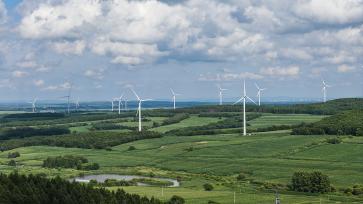 黑龙江佳木斯：风车输送绿色清洁能源