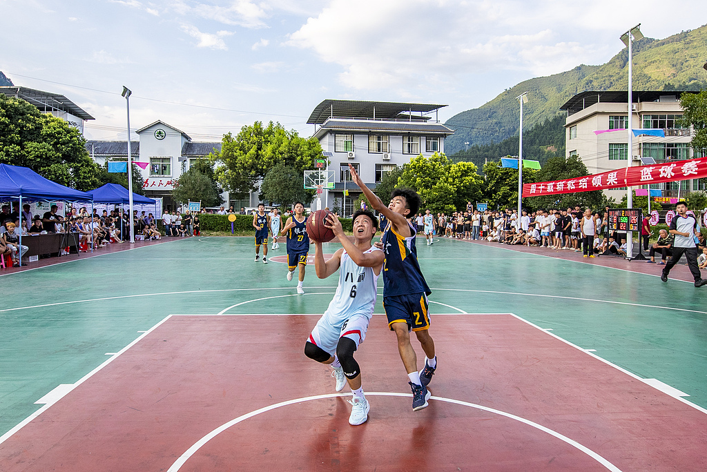 贵州从江：乡村篮球火热比拼