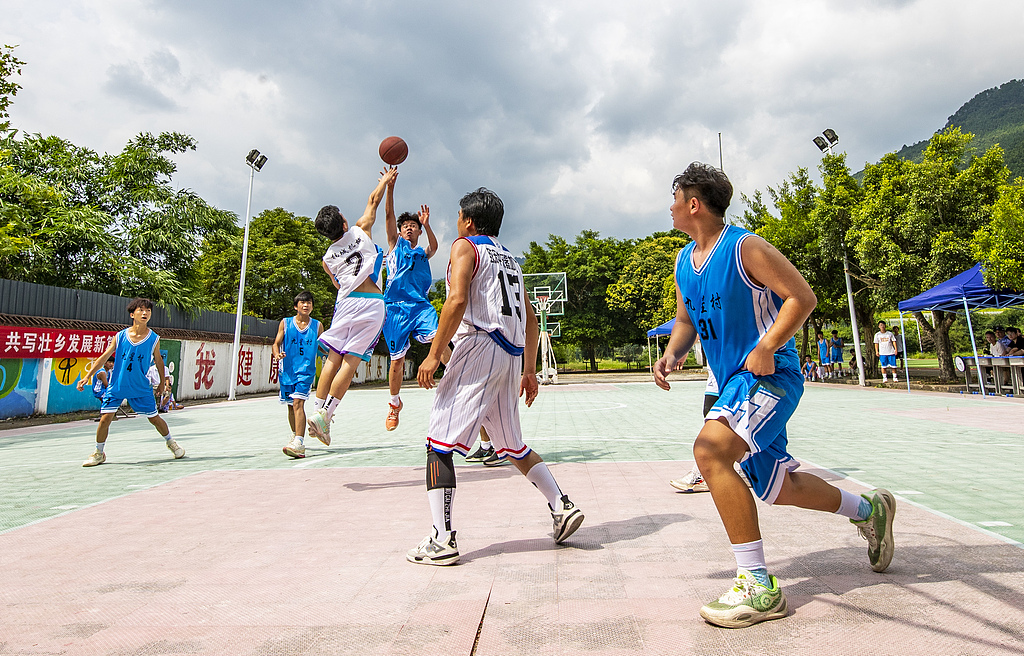 贵州从江：乡村篮球火热比拼