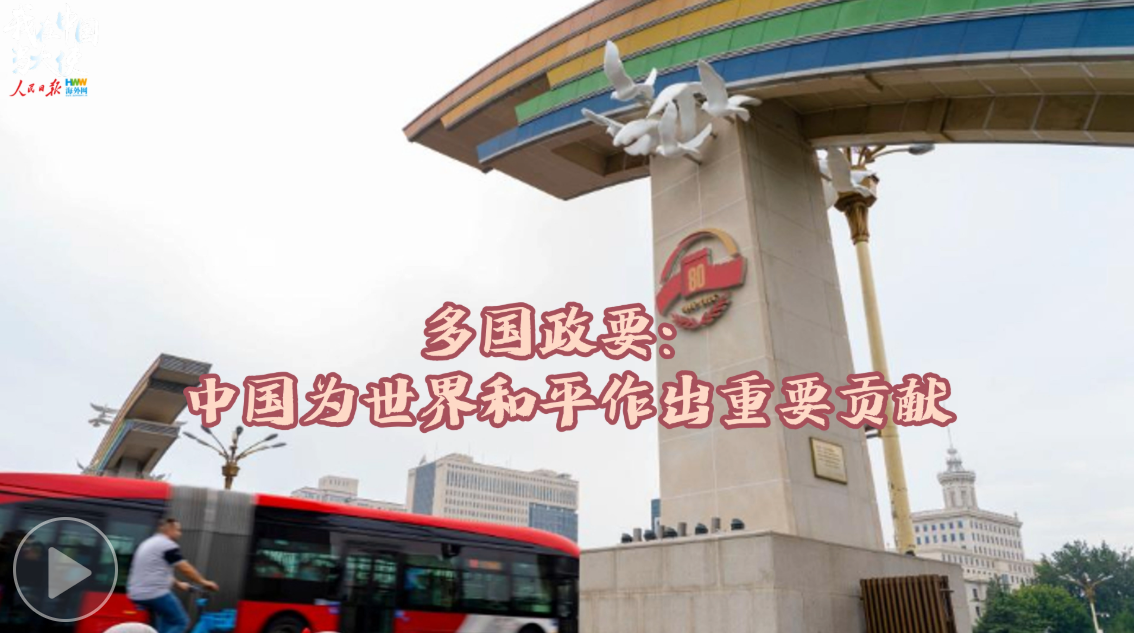“中国为世界和平作出重要贡献”