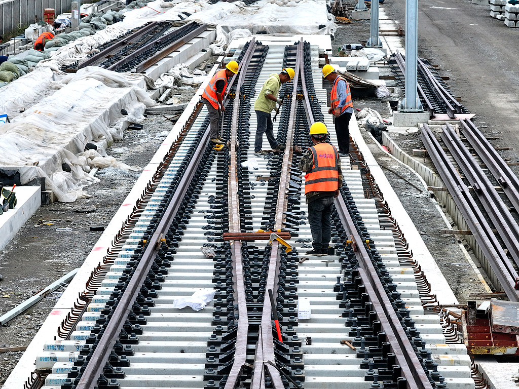 安徽蒙城：阜淮铁路建设稳步推进