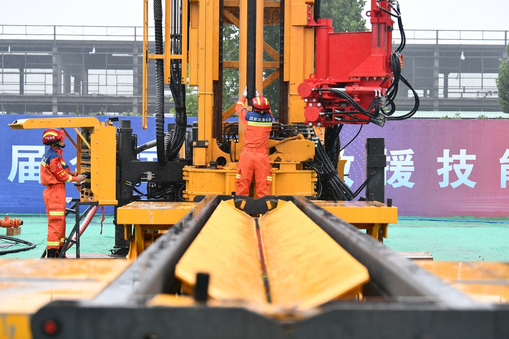 第十三届全国矿山救援技能竞赛在山东济宁开幕