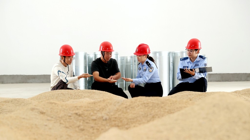 江苏宿迁：民警深入辖区粮库宣传安全知识