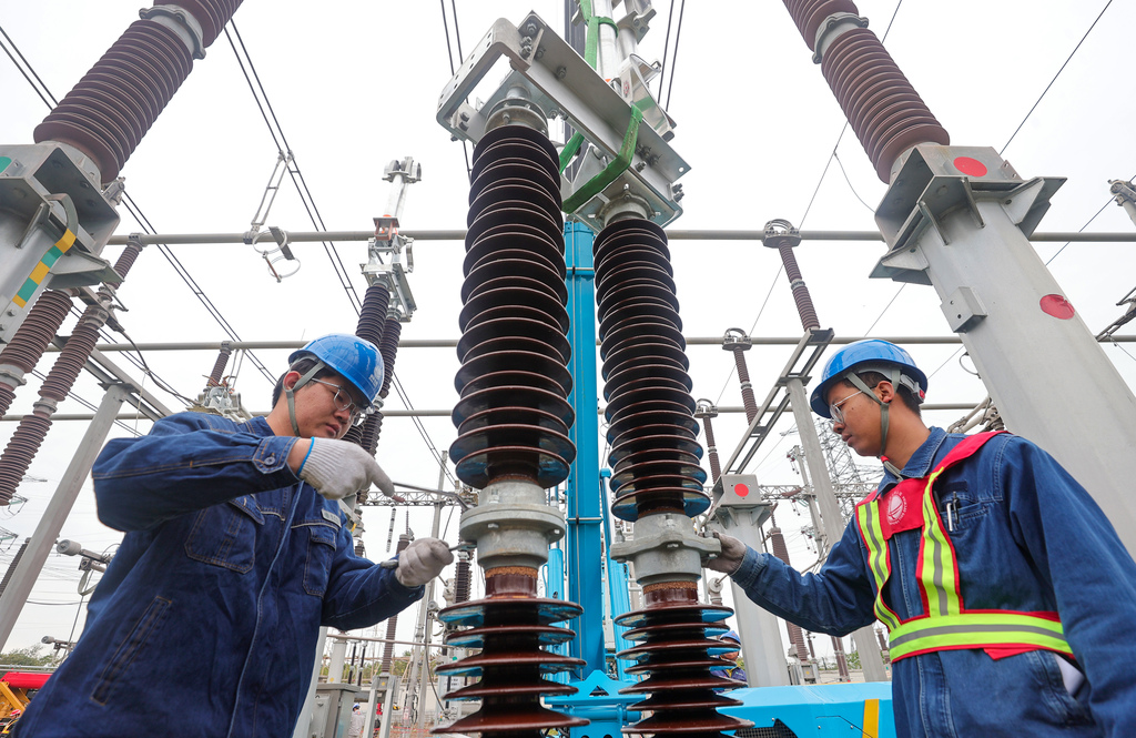 安徽淮北：变电站“秋检”保供电