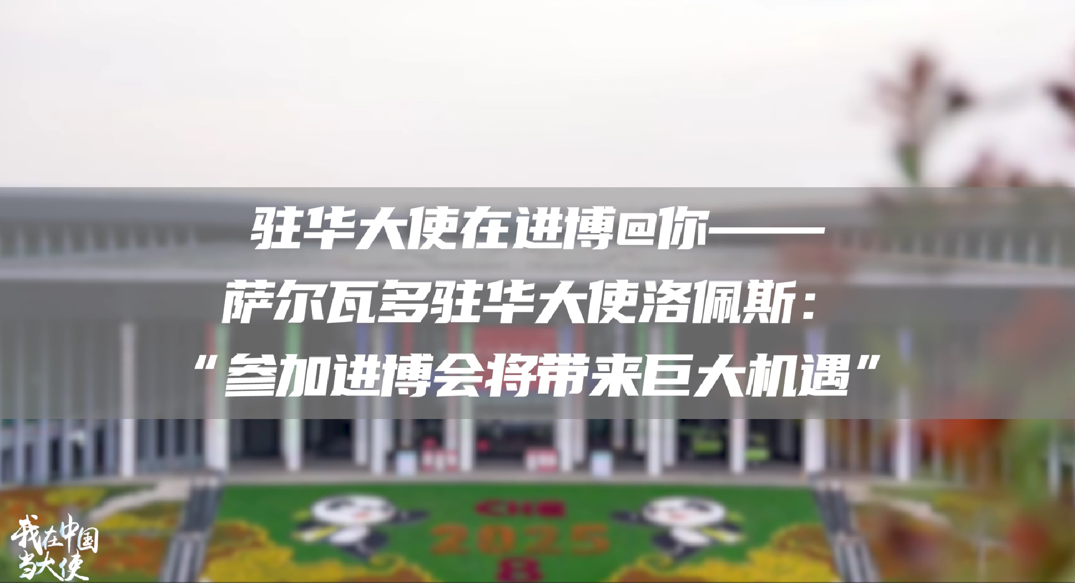 萨尔瓦多驻华大使洛佩斯：参加进博会将带来巨大机遇