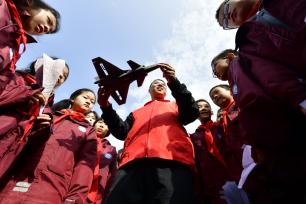 安徽合肥：空军知识进校园