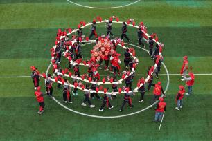 浙江金华：非遗板凳龙进校园