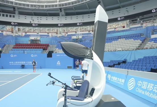中国网球新秀集结！十五运横琴智能球场细节拉满