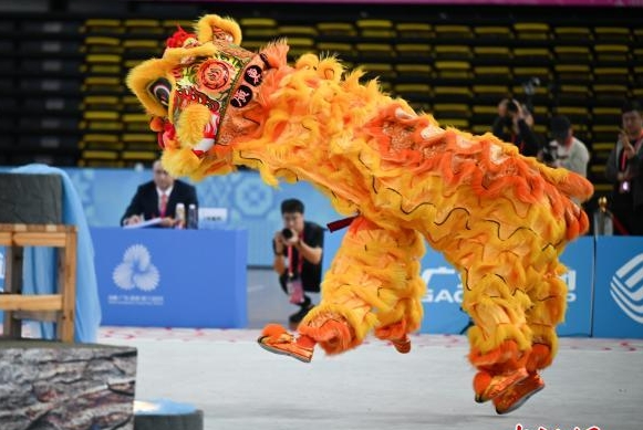 鳌鱼欢腾醒狮跃——十五运会赛场内外的岭南文化精气神