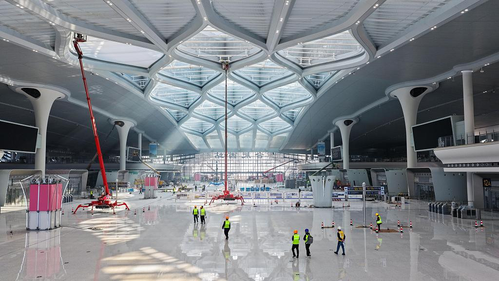 安徽：合肥西站扫尾施工有序进行