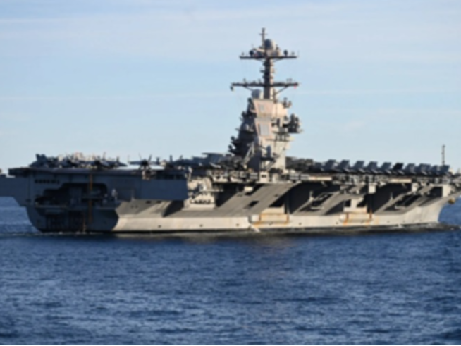 美“福特”号航母打击群进入加勒比海
