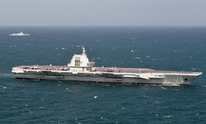 高清大圖！沉浸式感受福建艦入列后首次海上實兵訓練現場