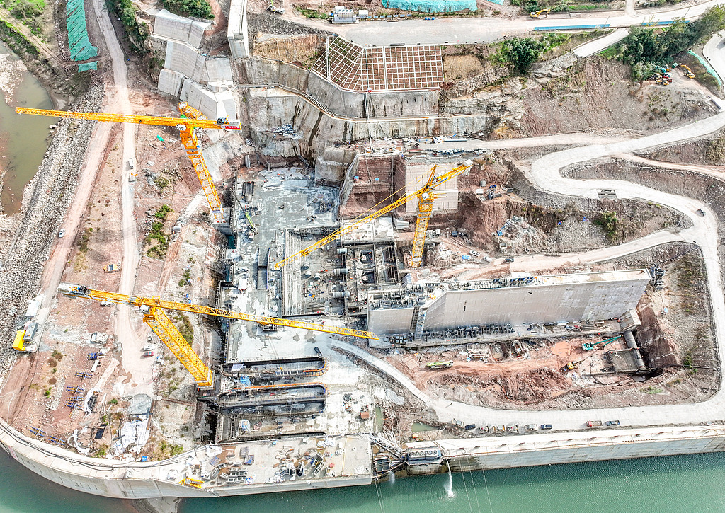 四川巴中：青峪口水库建设“加速冲刺”