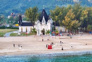 深圳：夕阳下玫瑰海岸浪漫温馨