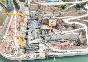 四川巴中：青峪口水库建设“加速冲刺”