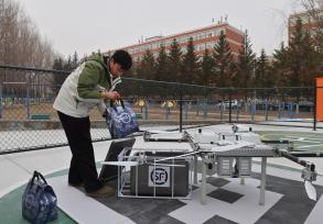 吉林高校首启无人机配送