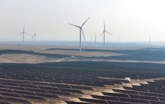 宁夏灵武：“沙戈荒”绿色能源基地建设持续