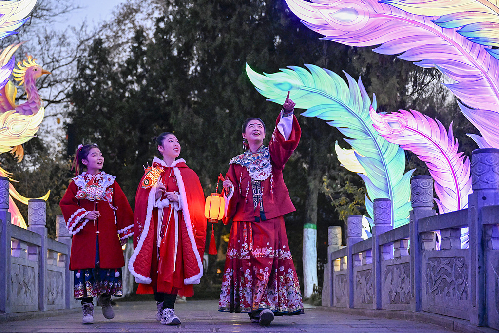 安徽合肥：小学生学民俗赏灯会 了解传统文化