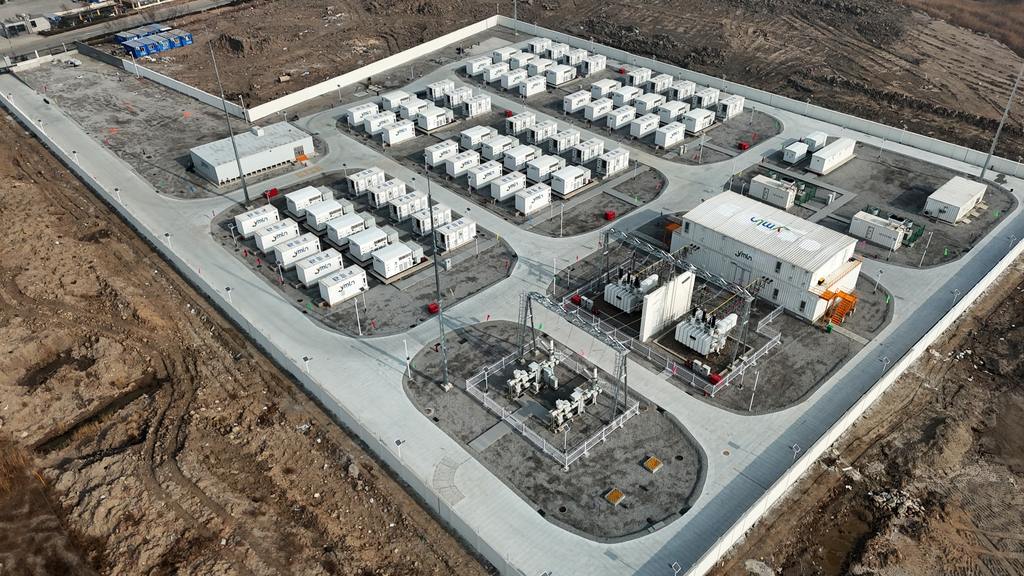 江苏连云港：百兆瓦级储能电站投运