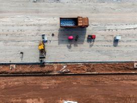 四川：成渝中线高铁安岳站连接道路施工忙