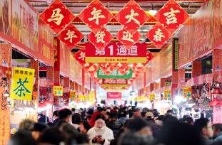 兰州：年货市场年味浓
