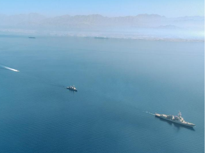 美以海军在红海举行联合演习