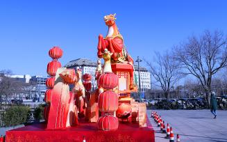 北京：长安街新春景观亮相