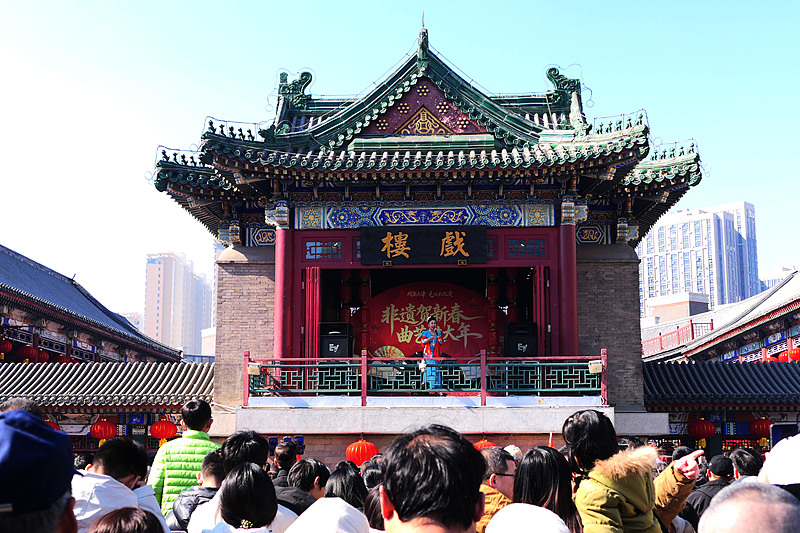 相声曲艺闹新春 天津古文化街年味浓