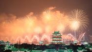 江西南昌：烟花晚会迎新春