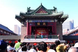 相声曲艺闹新春 天津古文化街年味浓