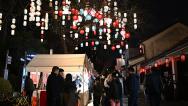 浙江杭州：大运河畔彩灯璀璨年味浓