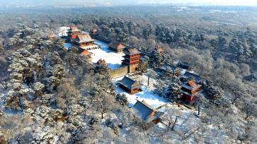 辽宁沈阳：雪后清福陵宛若古画