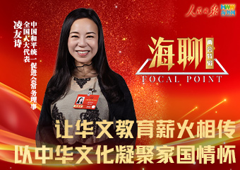 全国人大代表凌友诗：让华文教育薪火相传 以中华文化凝聚家国情怀