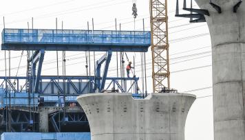 山东枣庄：济枣高铁枣庄段施工有序推进